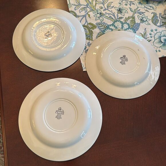 Churchill England Blue Willow Dishwasher & Microwave Safe - Vtg./Great Condition - Picture 9 of 9